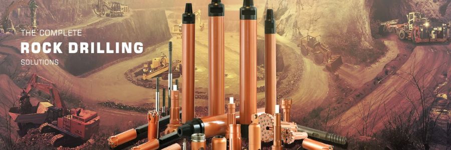 rock drilling tools atlas copco epiroc sandvik everdgm montabert shank drilling rods r32 t38 portable air compressor coupling speed rod button bits mining parts drilling spare parts jumbo